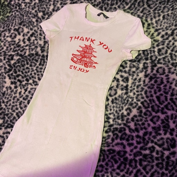 XSM THANK YOU ENJOY DRESS - Picture 2 of 2